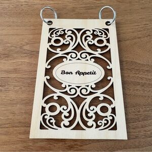 New Wooden cookbook/recipe card holder